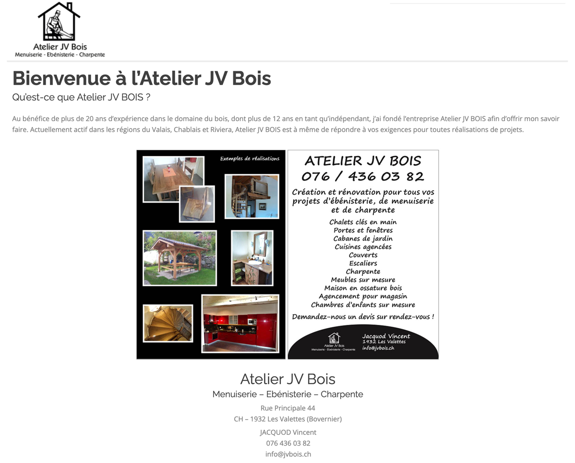 Atelier JVBOIS / 076 436 03 82